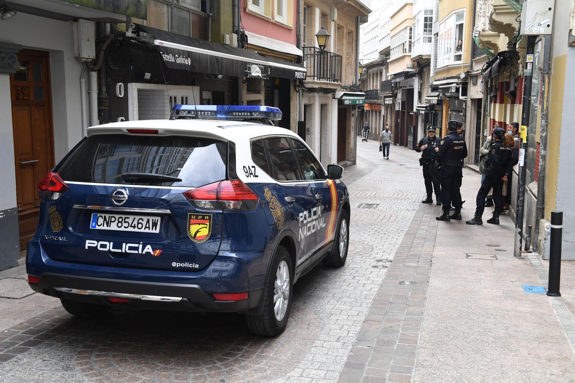 Un detenido en A Coruña en el desalojo de un piso 'okupado' en la calle Barrera