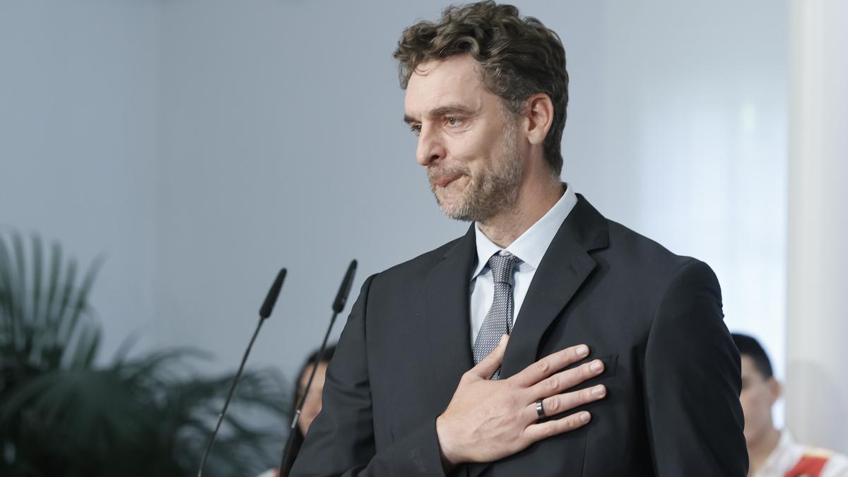 Acto de entrega a Pau Gasol de la Gran Cruz de la Real Orden del Mérito Deportivo