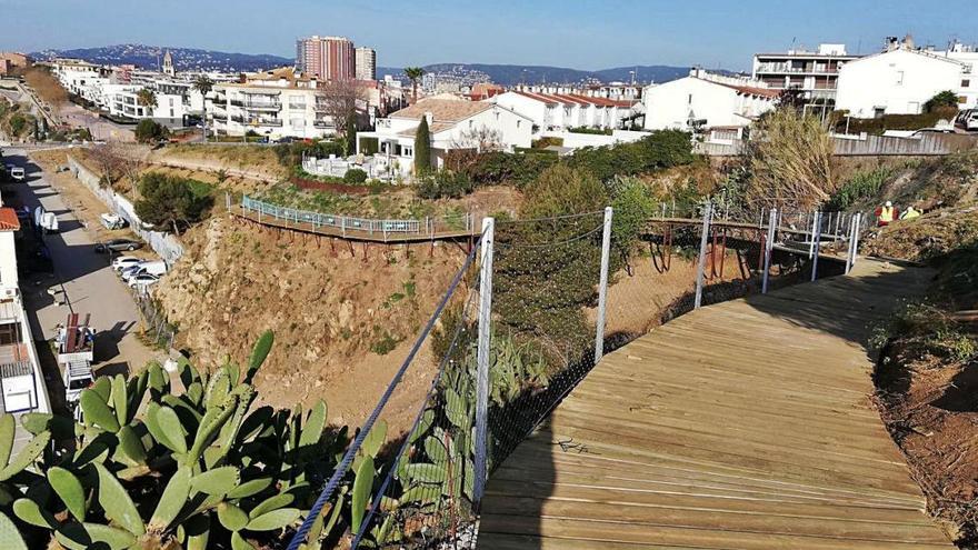 Un tram del camí de ronda de Palamós