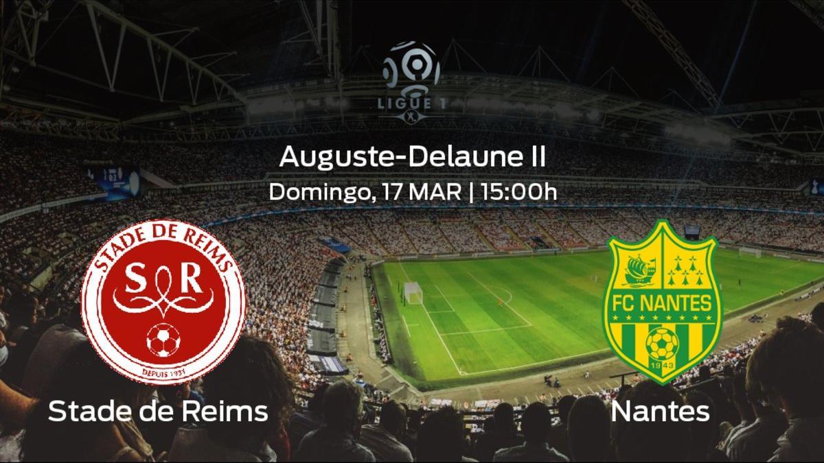 Previa del partido: el Nantes visita al Stade de Reims en el Auguste-Delaune II