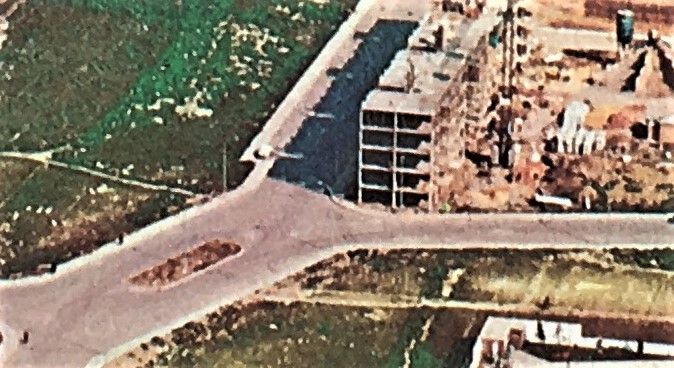 Así era el barrio de Tres Forques en 1970 y así es en la actualidad