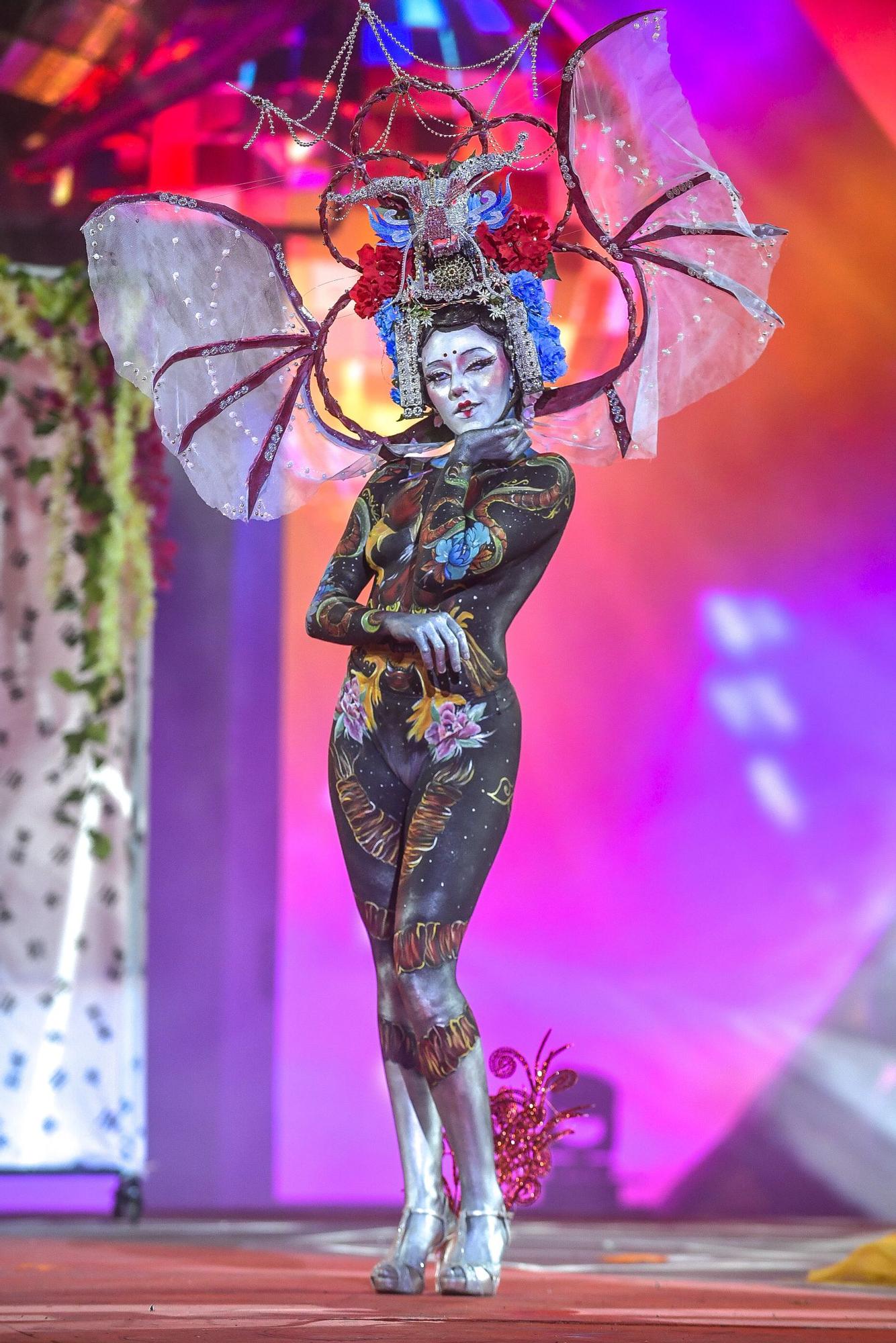 Concurso de maquillaje corporal del Carnaval de Las Palmas de Gran Canaria 2023