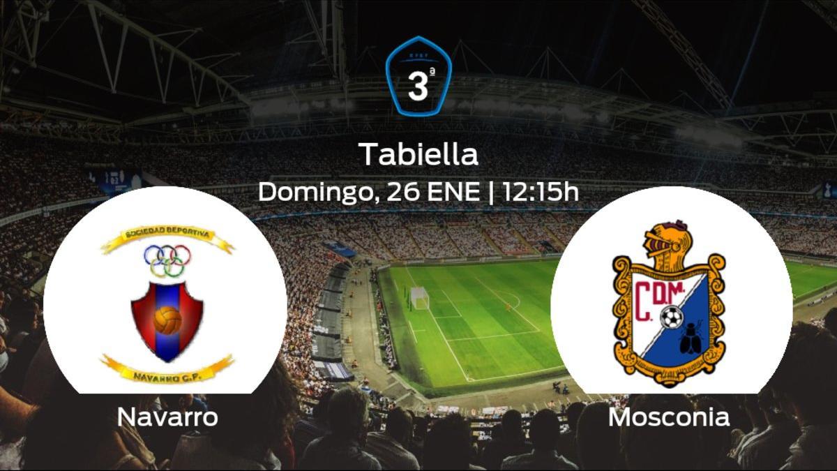 Jornada 22 de la Tercera División: previa del duelo Navarro - Mosconia