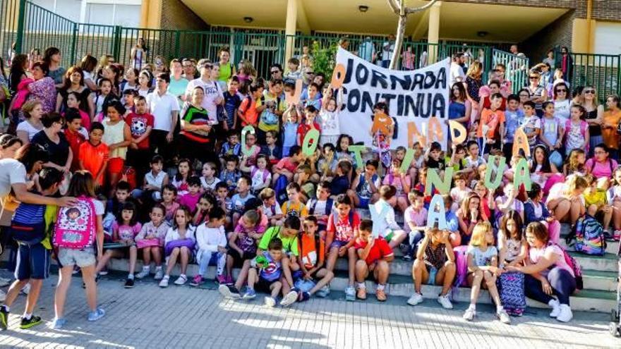 Arrancan los paros por la jornada continua