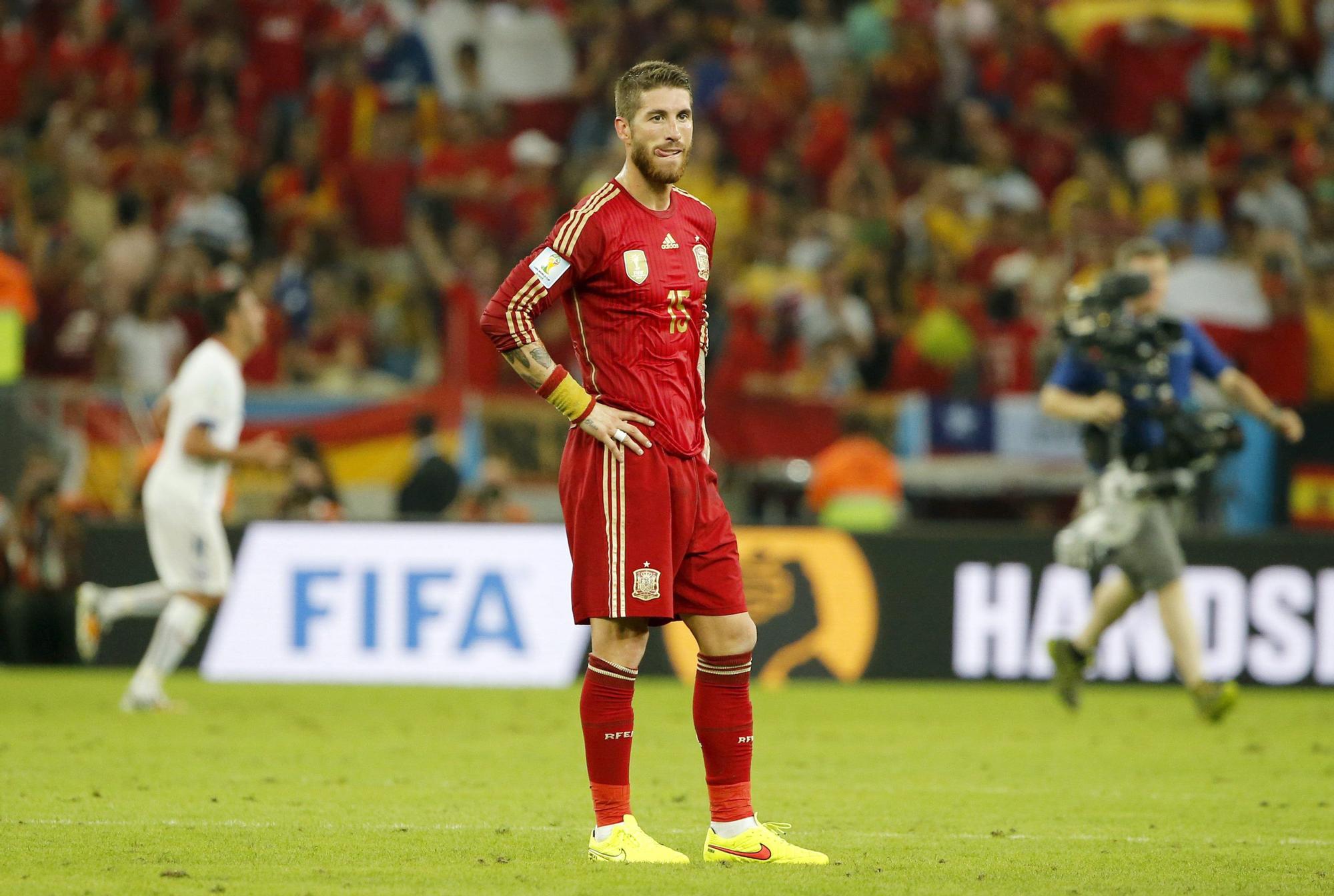 La trayectoria de Sergio Ramos en la selección española, en imágenes