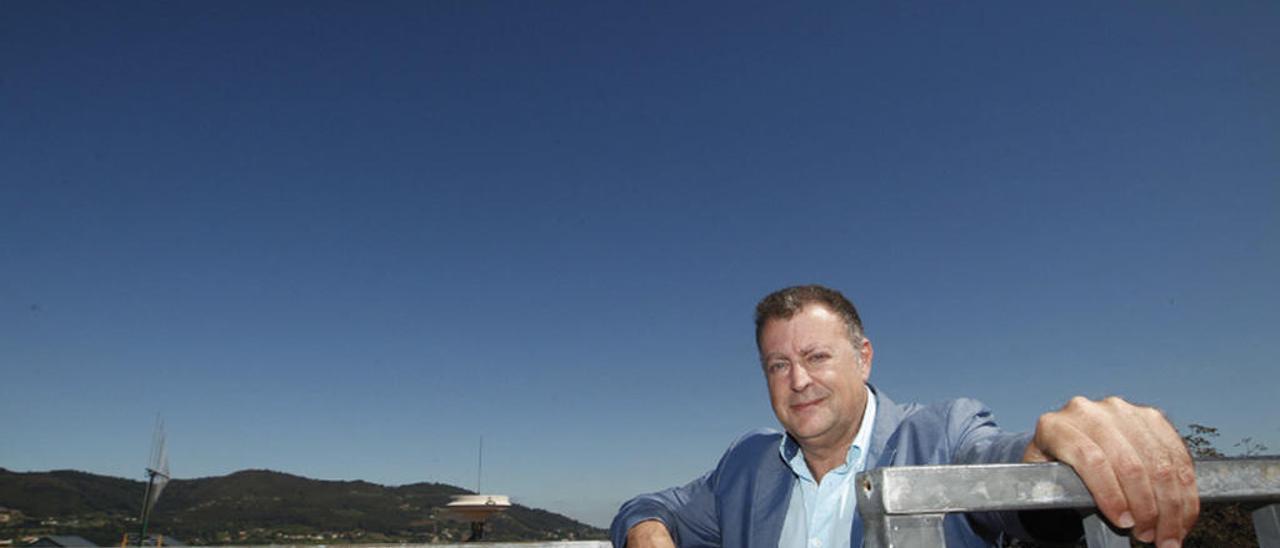 Manuel Antonio Mora, en la sede de la AEMET en Oviedo.