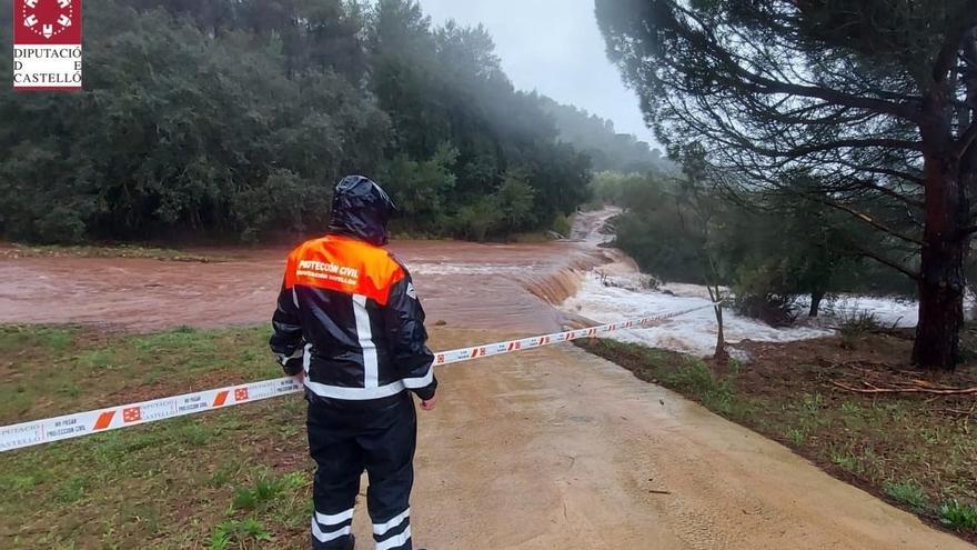 El temporal descarga con fuerza y deja más de 300 litros en zonas de Castellón