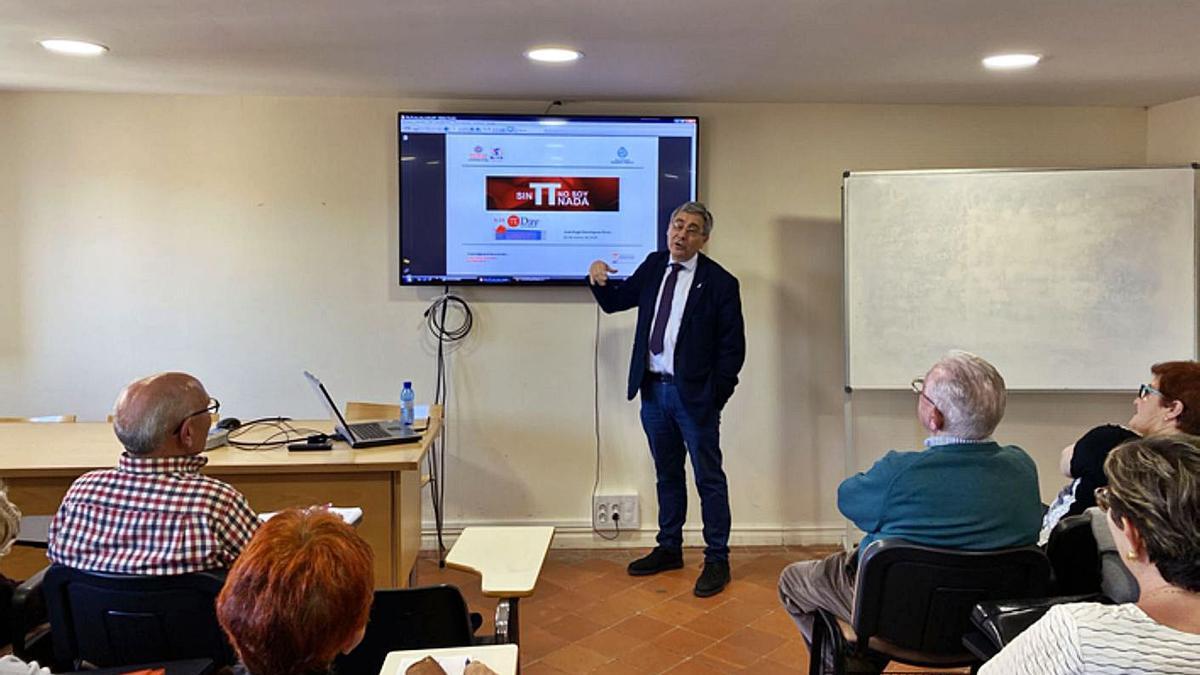 Última clase presencial celebrada en la sede de Benavente antes de la pandemia. | E. P.