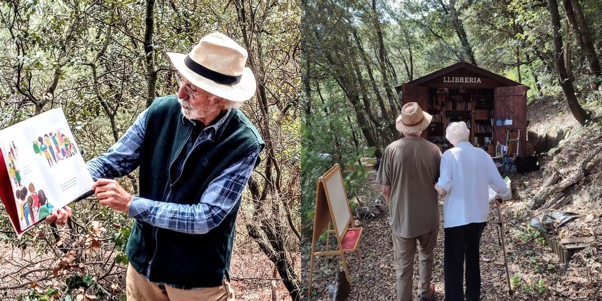 Pep Duran, el librero que convierte un bosque del Montseny en una biblioteca encantada:  Un baño de olores, sonidos y sensaciones
