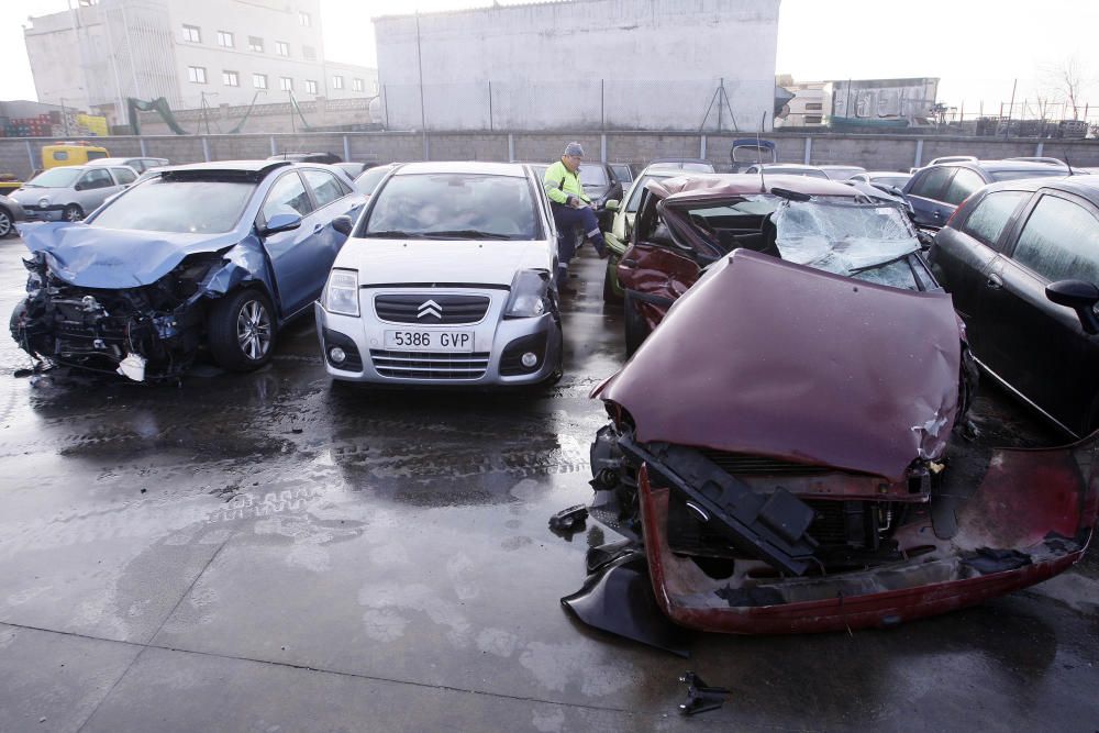 Accident de trànsit múltiple amb tres ferits a l'N-II a Sils