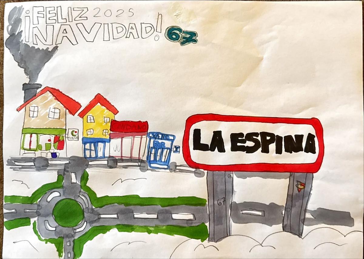 El dibujo con el que Pablo Vega se alzó como ganador.