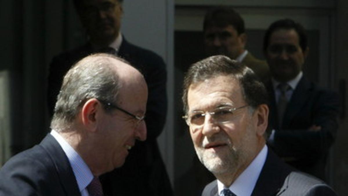Mariano Rajoy visita al Rey