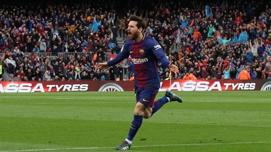 Triplete de Messi por la liga y la Bota de Oro
