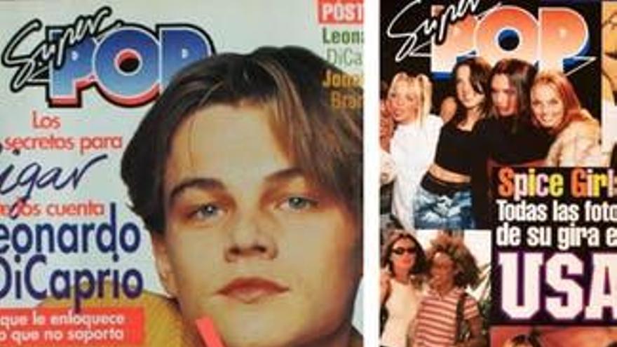 Antiguas portadas de la revista &#039;Super Pop&#039;.