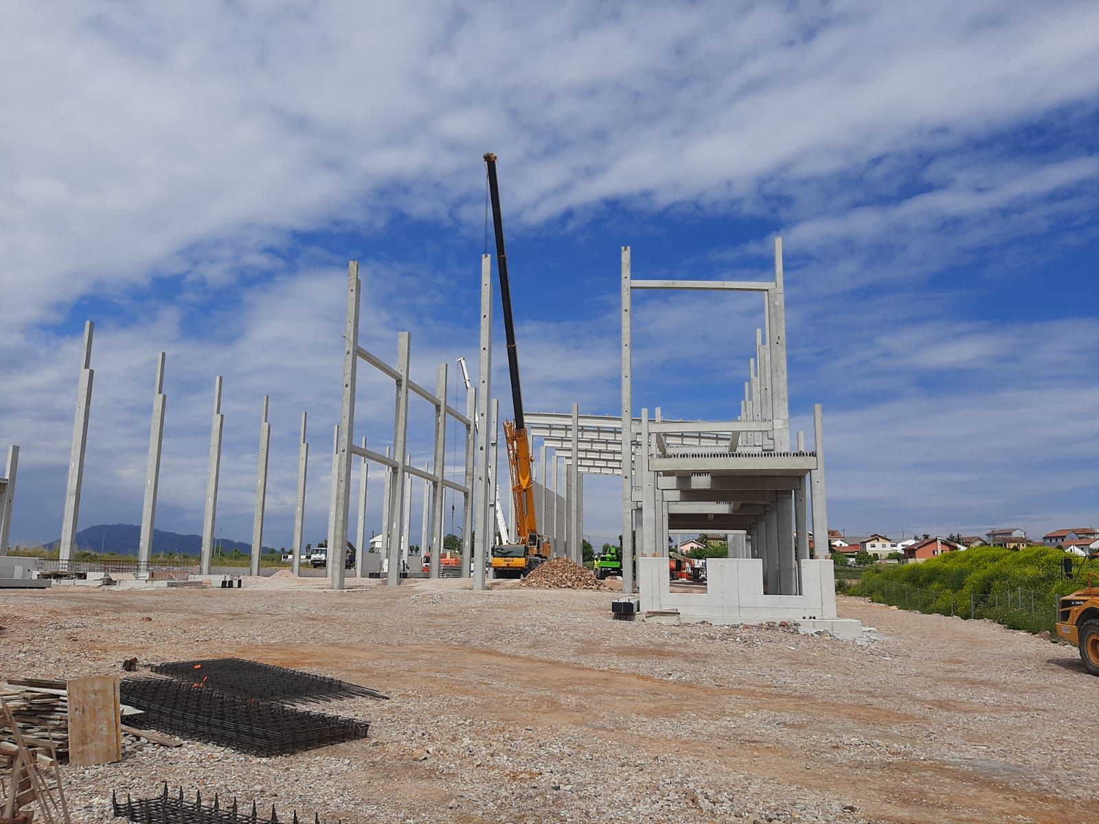 Así avanzan las obras del "frigorífico gigante" de Alimerka en Siero