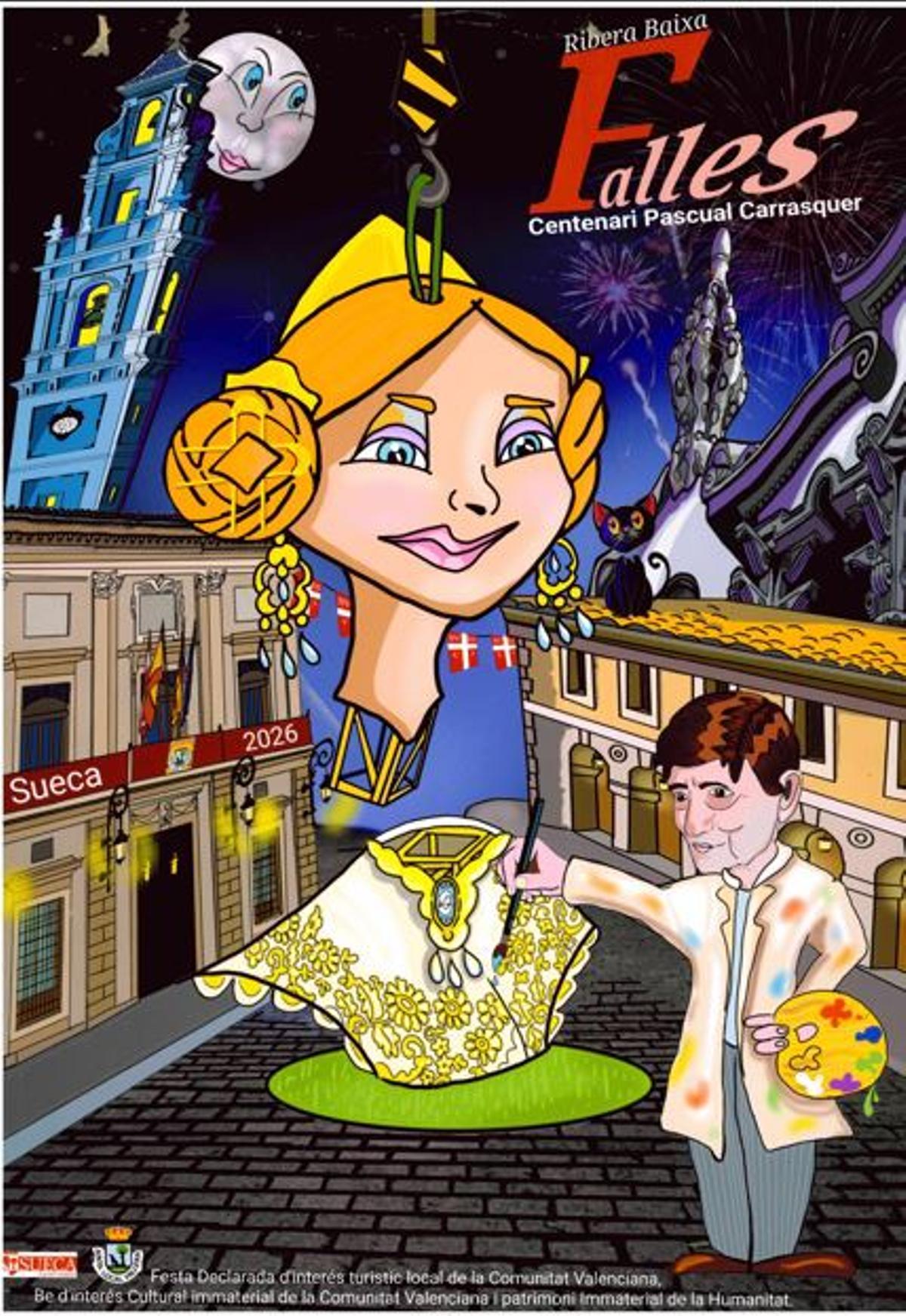 El cartel ganador obra de Jesús San Nicolás.