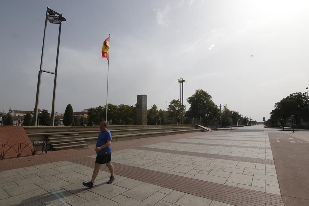 Córdoba, ciudad autoconfinada durante las horas de calor en el puente de agosto