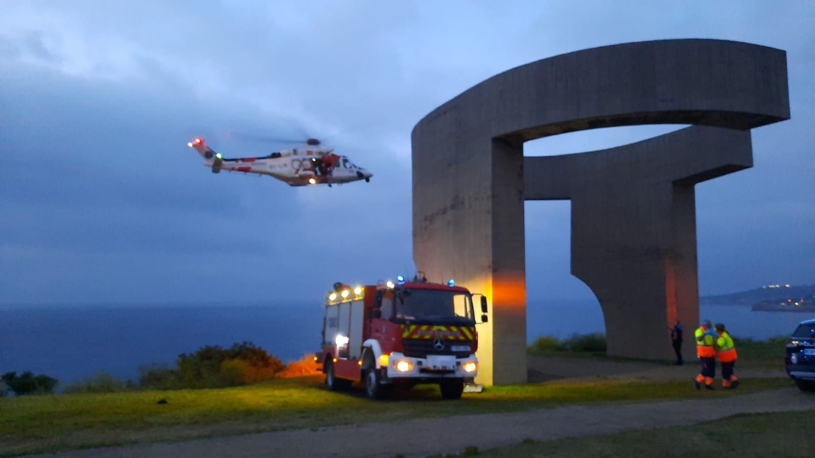 El amplio operativo de rescate en el Cerro de Santa Catalina, en imágenes