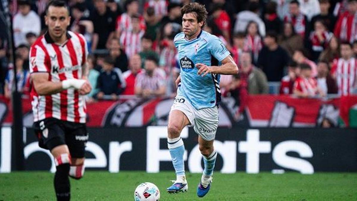 Marcos Alonso, durante el reciente partido ante el Athletic.