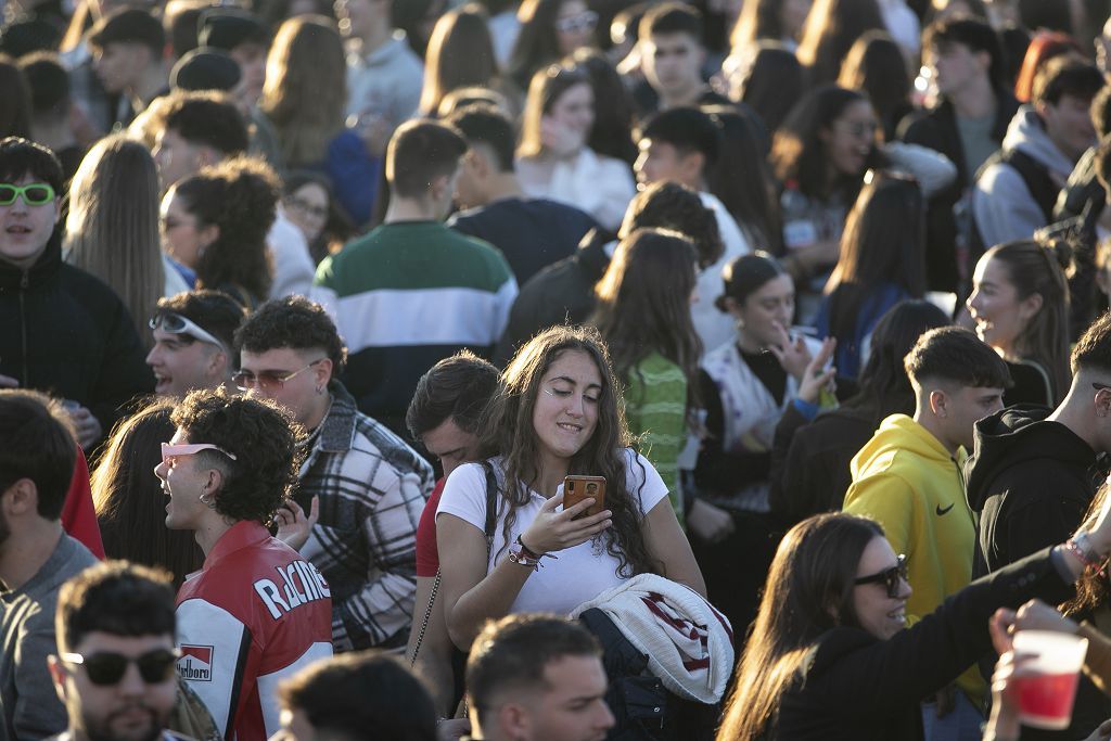 Las imágenes de la macrofiesta universitaria en La Fica (27/01/2023)