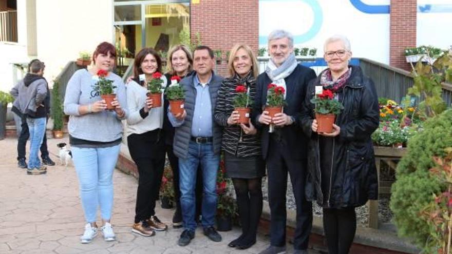 Participants en la presentació de la campanya, ahir a la tarda