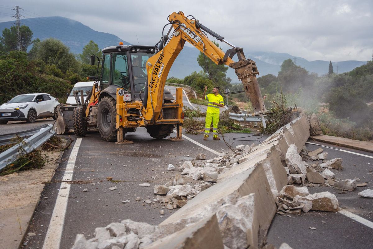 Destrosses provocades per la dana al Montsià