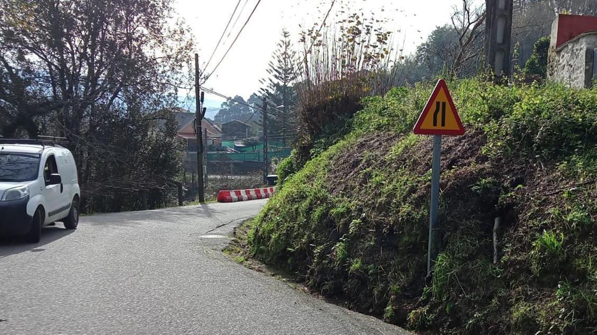 Estado que presenta el Camiño da Milixosa, en la parroquia de Cabeiro.