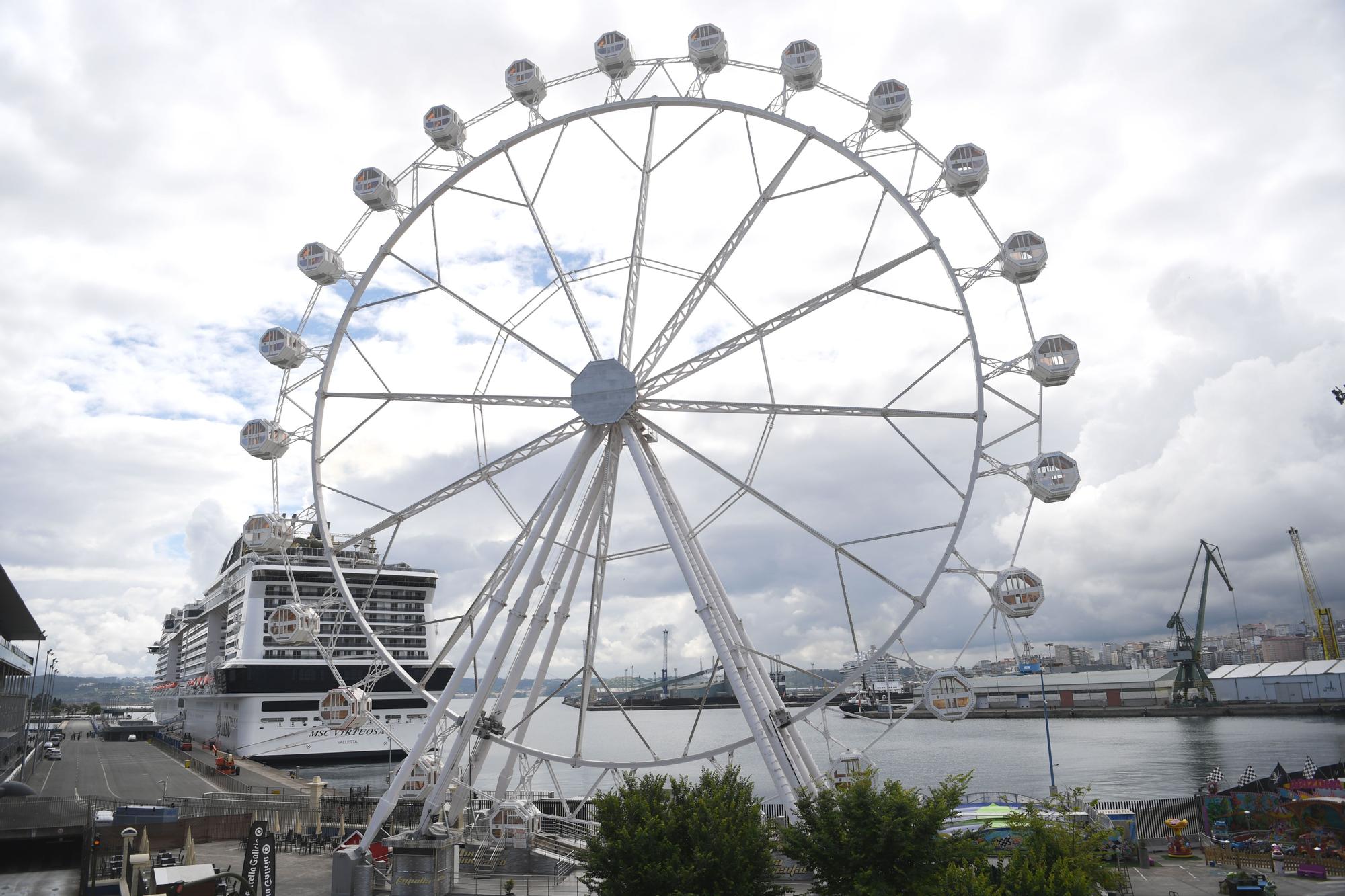 A Coruña, primera escala del MSC Virtuosa