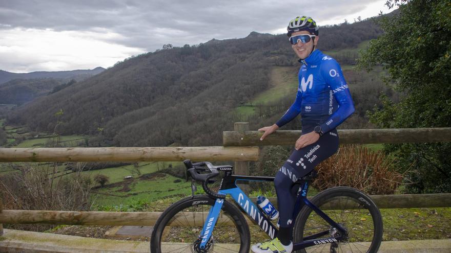 Pelayo Sánchez, riberano y mayor promesa del ciclismo asturiano: &quot;Me motiva acercarme a los mejores&quot;