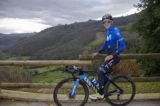 Pelayo Sánchez, riberano y mayor promesa del ciclismo asturiano: "Me motiva acercarme a los mejores"