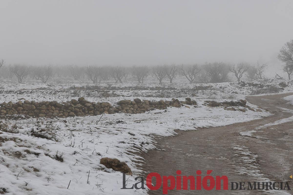 Descubre la última nevada del invierno en las proximidades de Revolcadores en Moratalla