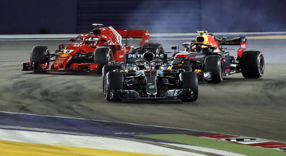 El GP de Singapur de Fórmula 1, en imágenes