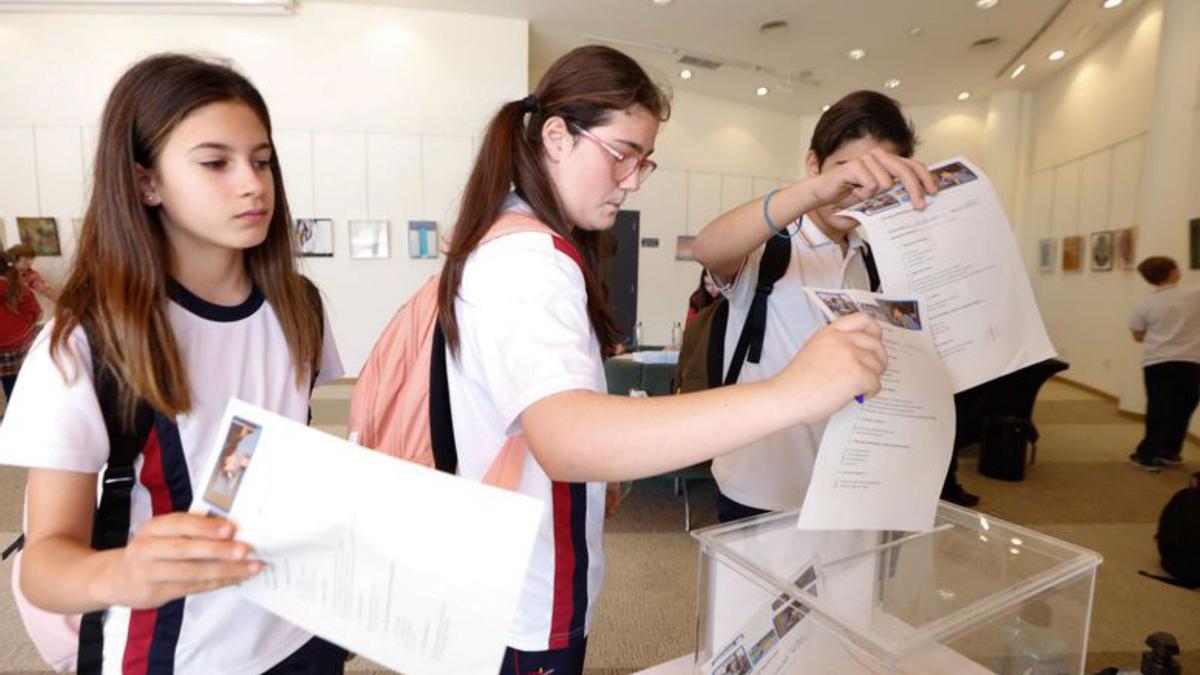 Las encuestas y el resultado de la cata se depositan en una urna.