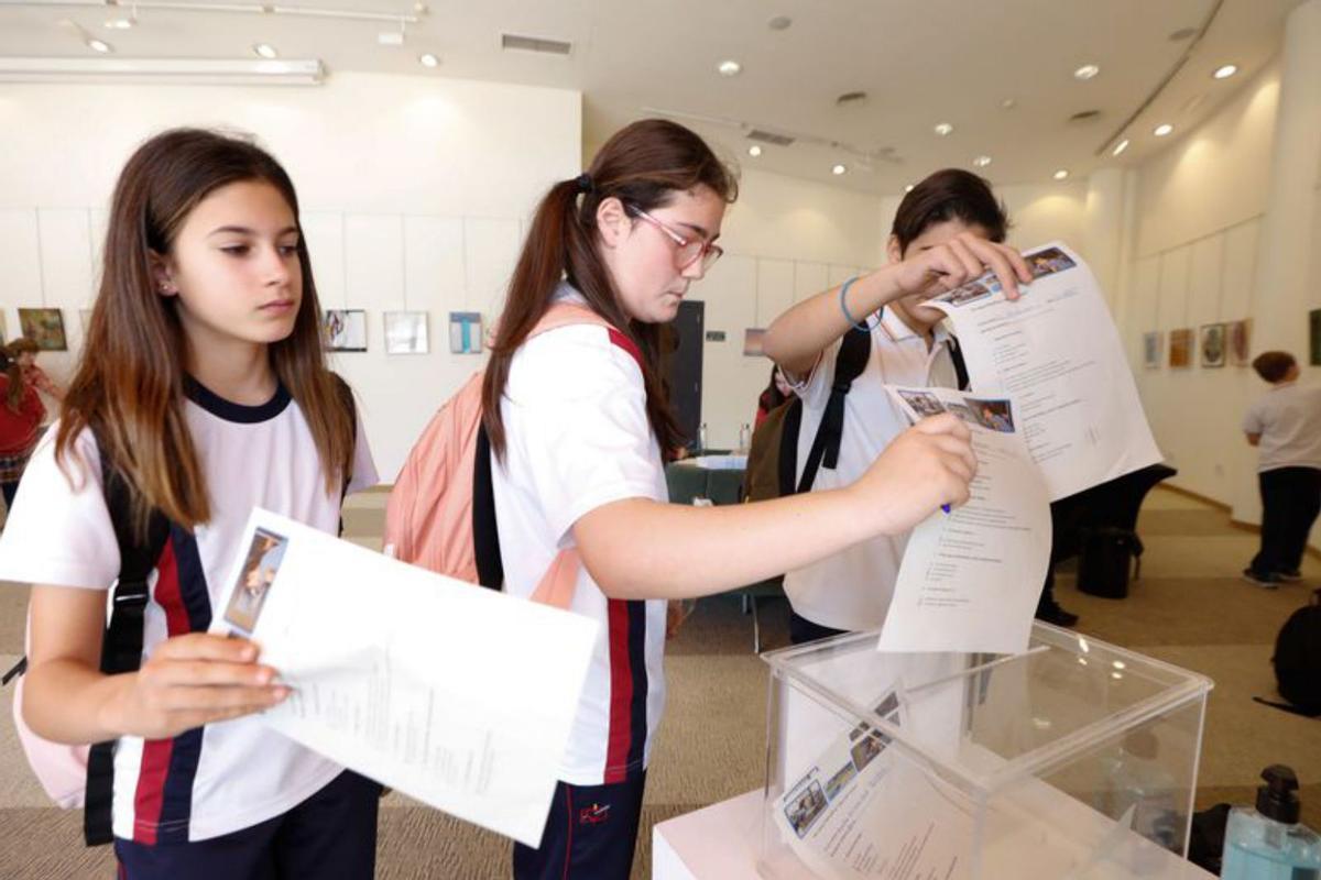 Las encuestas y el resultado de la cata se depositan en una urna.