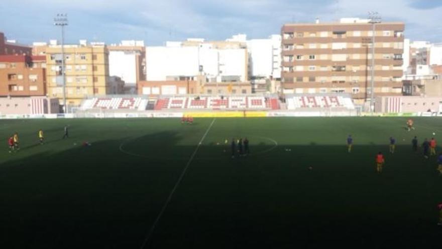 Campo del Club Deportivo Acero, equipo de la Tercera División metida en el lío de los amaños de un partido.