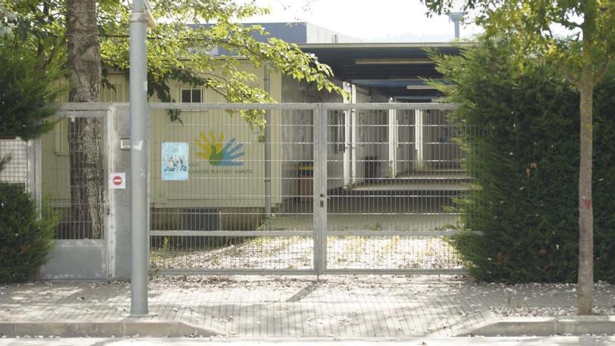 Els barracons on ara es troba l&#039;Institut Salvador Sunyer.