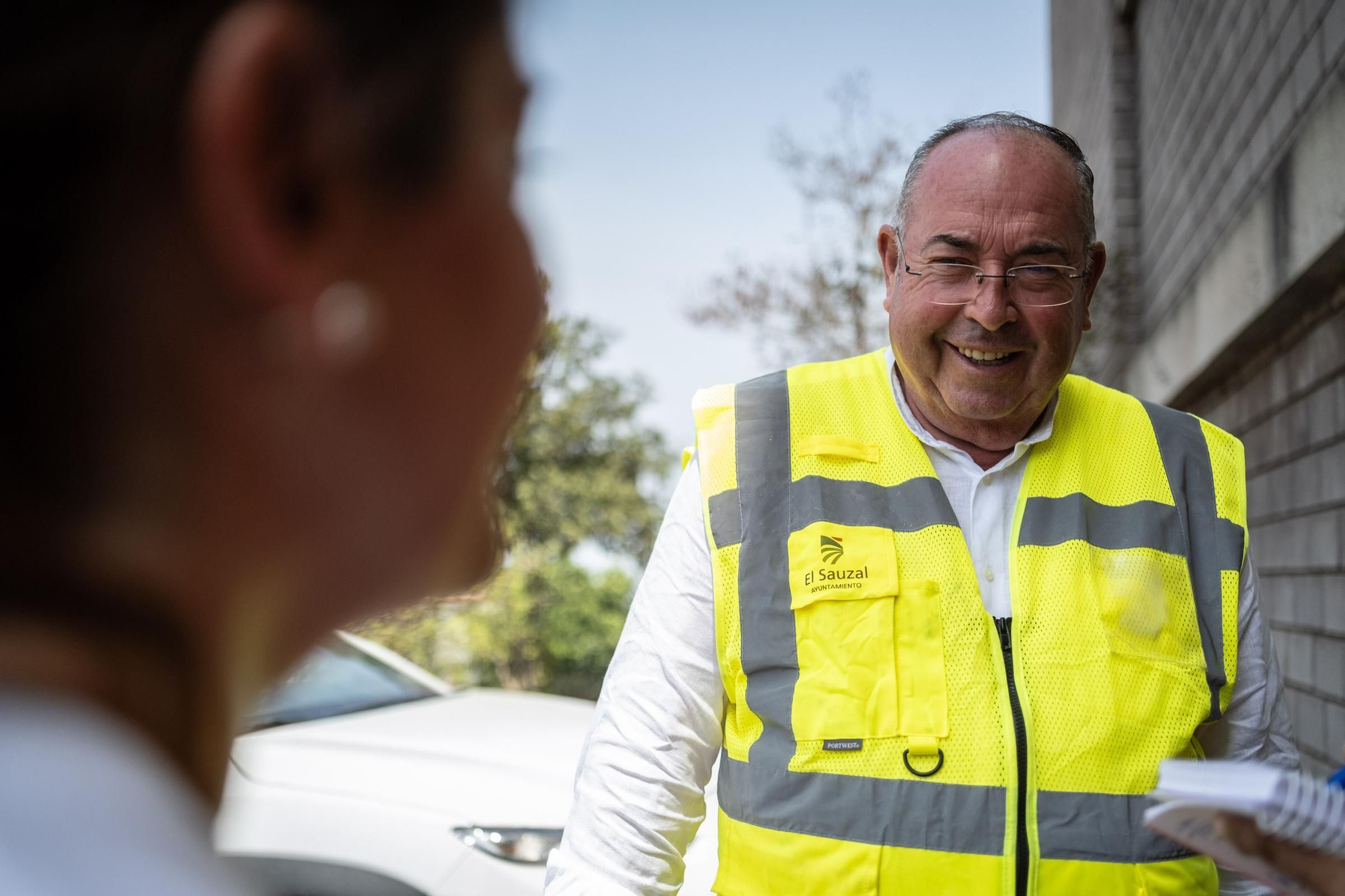 Monitoring of the fire in Tenerife