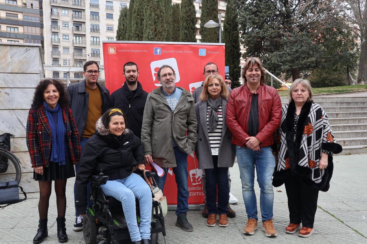 Presentación de la candidatura de IU para las elecciones autonómicas