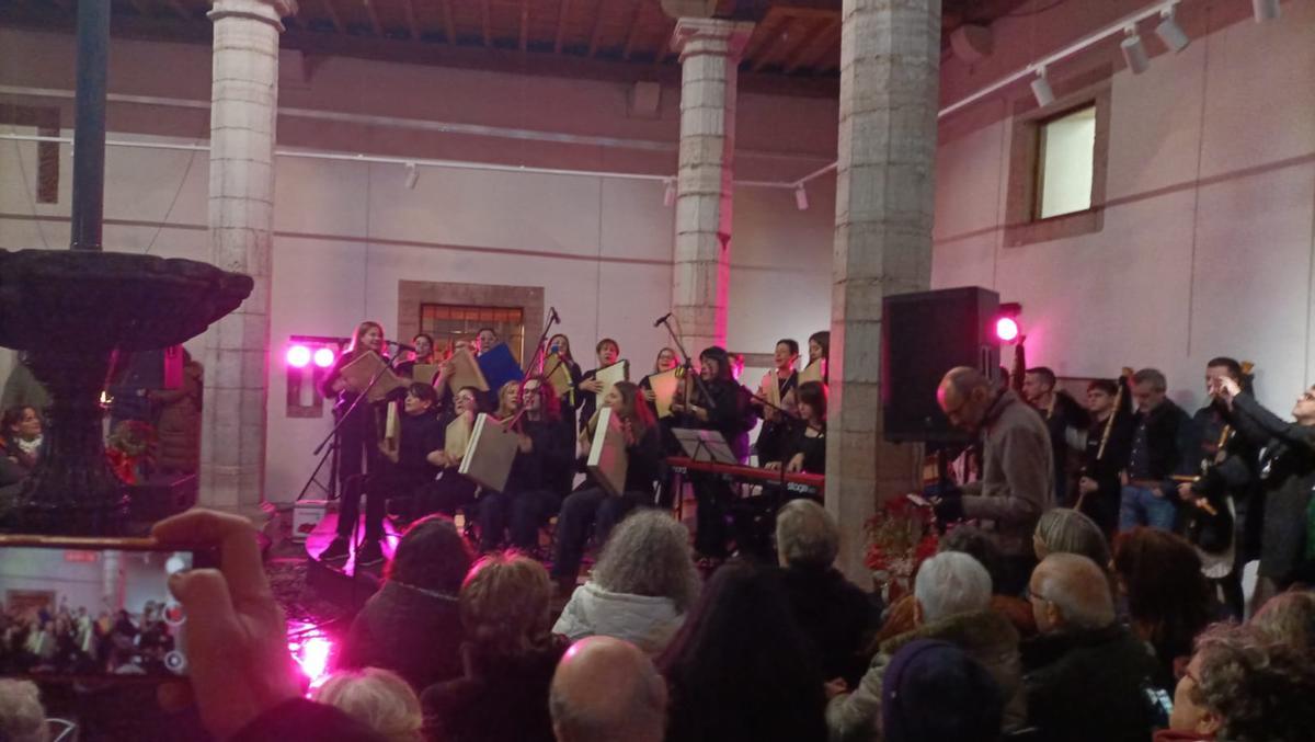 Un momento del concierto.