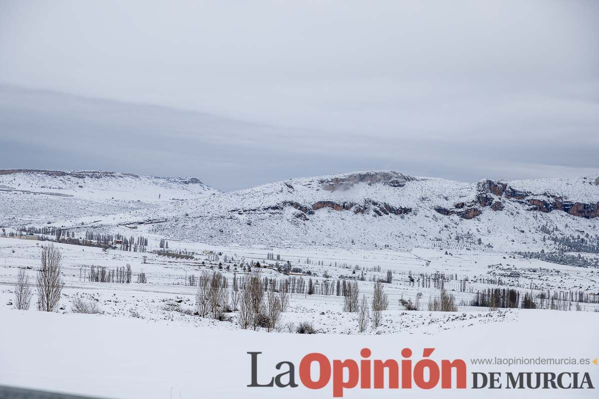 La comarca del Noroeste ofrece una estampa invernal