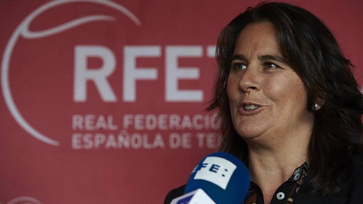 Conchita Martínez, la capitana española de Copa Davis.