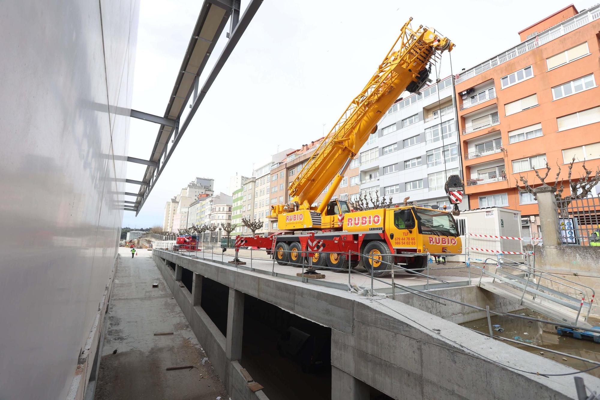 El futuro de la intermodal de A Coruña, más cerca: la estación de autobús toma forma