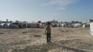 Muchas familias han huido a Al Mawasi, una zona que limita con Rafah, Khan Yunis y la costa de Gaza.