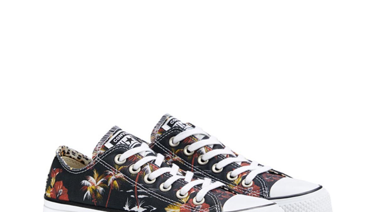 Converse x Bershka, las zapatillas estampadas de la primavera