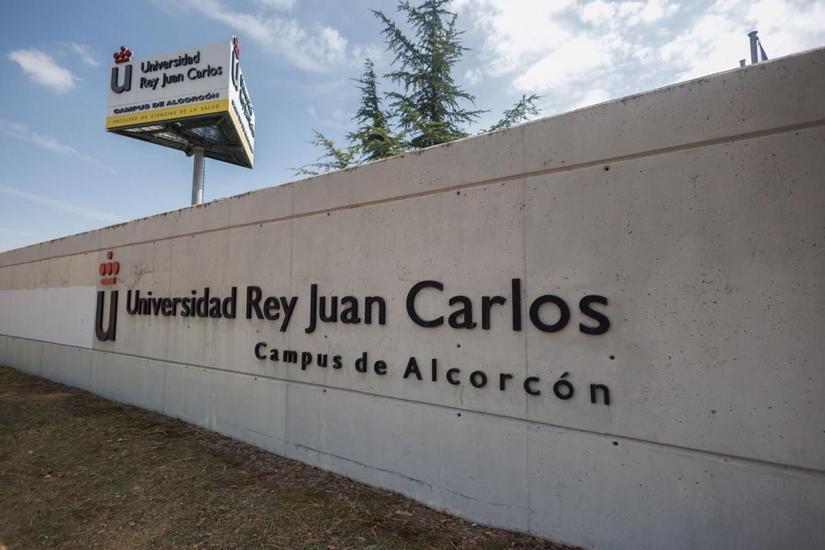 Fachada de la Universidad Rey Juan Carlos (URJC) del campus de Alcorcón.