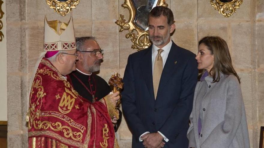 Los Reyes visitaron Caravaca en uno de los últimos actos del Jubileo.