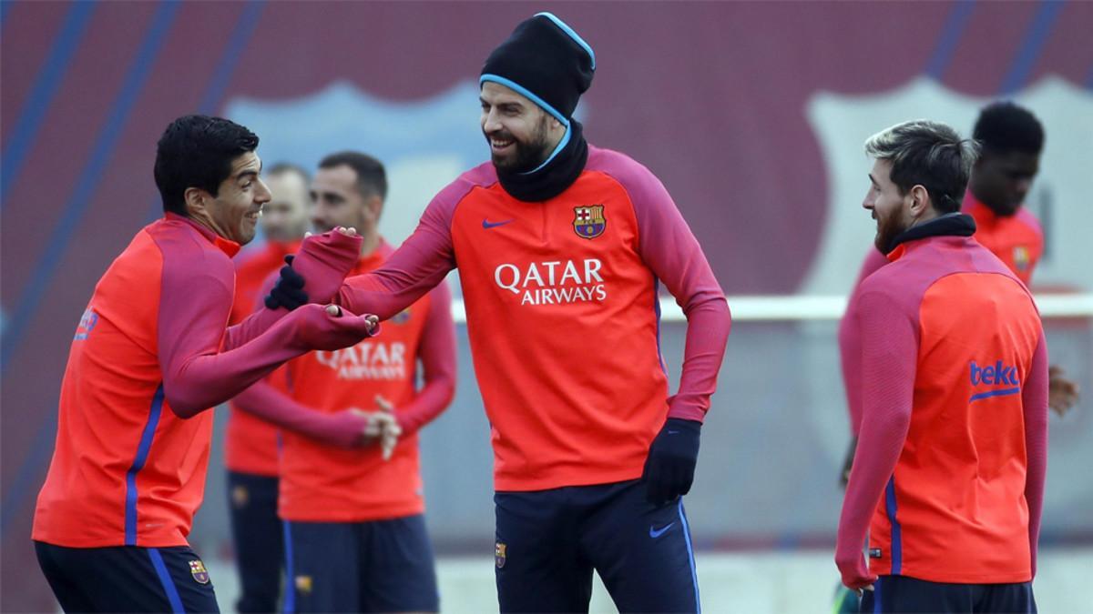 En directo el último entrenamiento del FC Barcelona antes del clásico