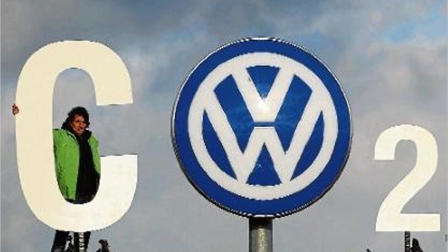 Protesta recent contra Volkswagen a la ciutat alemanya de Wolfsburg.