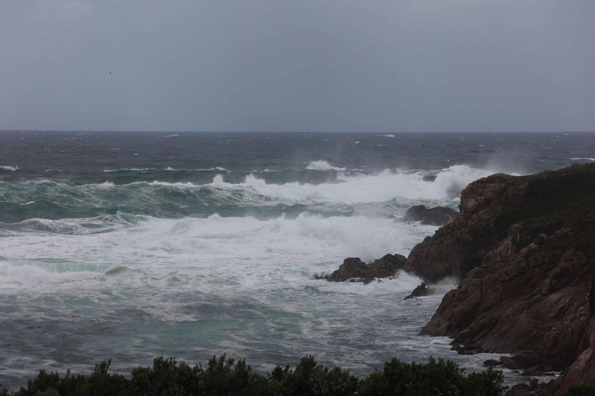 Alerta naranja en A Coruña por temporal costero en todo el litoral gallego