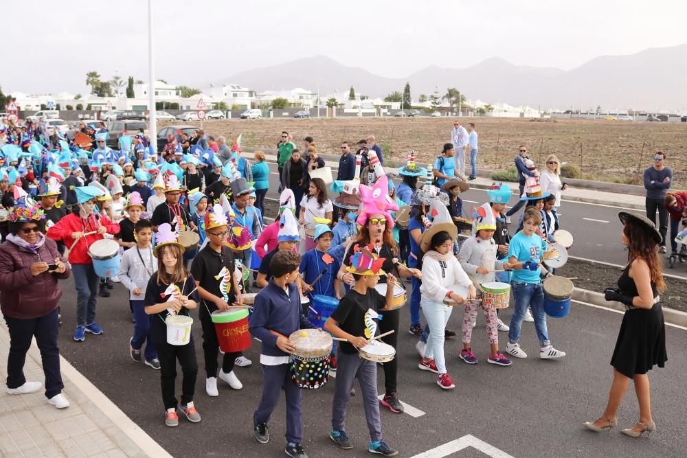 Pasacalles escolares en el Carnaval de Lanzarote